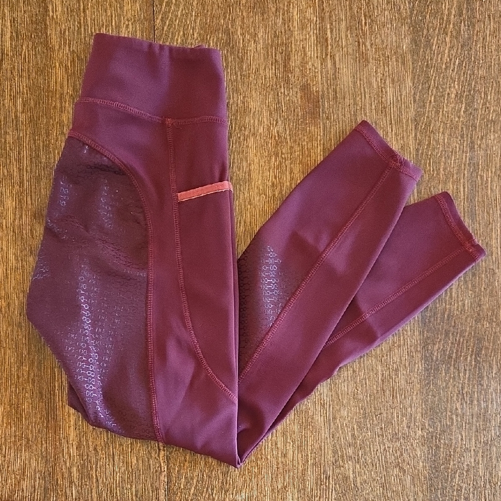 Dover Saddlery Stride Ladies' Magna Full-Seat Tight, Burgundy, Size XS